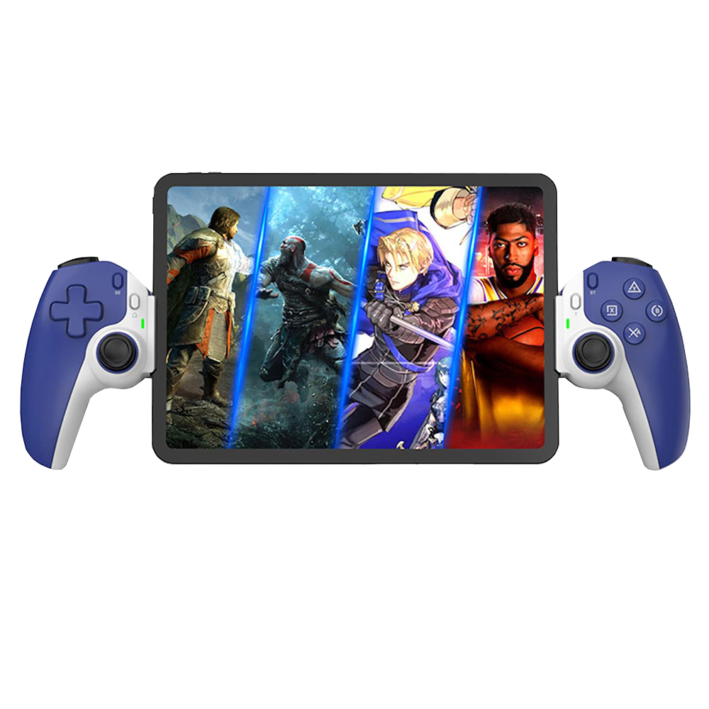 Безжичен Bluetooth геймпад за телефон, таблет, Switch/PS4, 400mAh - Techsuit (BSP-D9) - Син