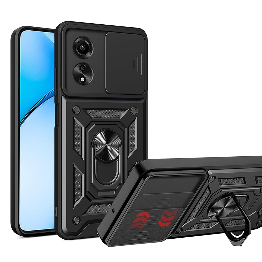 Калъф за Oppo A60 4G - Techsuit CamShield Series - Черен