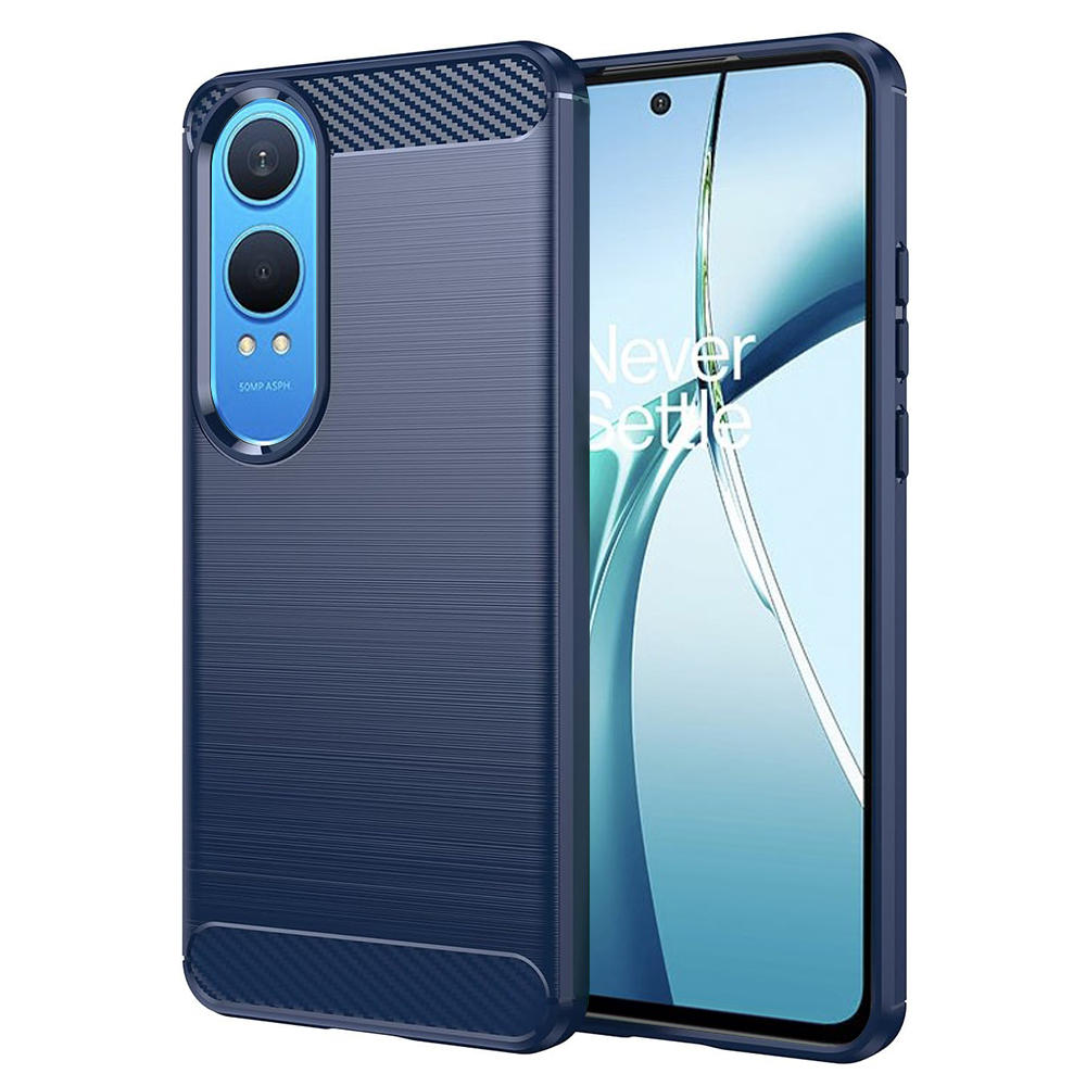 Калъф за OnePlus Nord CE4 Lite - Techsuit Carbon Silicone - Син