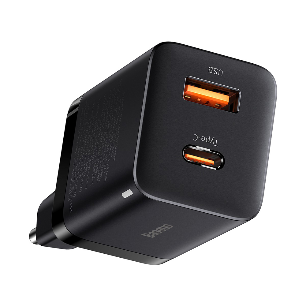 Зарядно устройство Priza, 2в1, 30W - Baseus Super Si Pro (CCSUPP-E01) - черно
