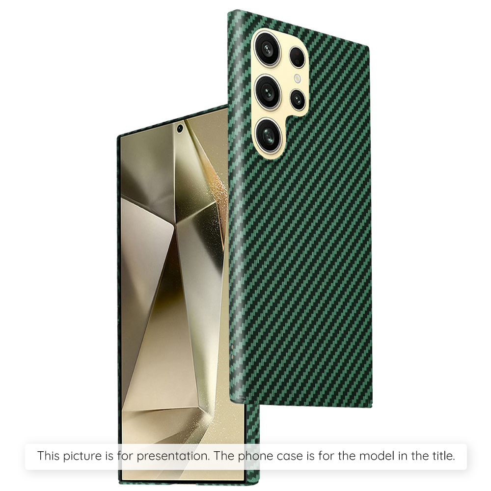 Калъф за Samsung Galaxy S24 Plus - Techsuit Carbonite FiberShell - Зелен