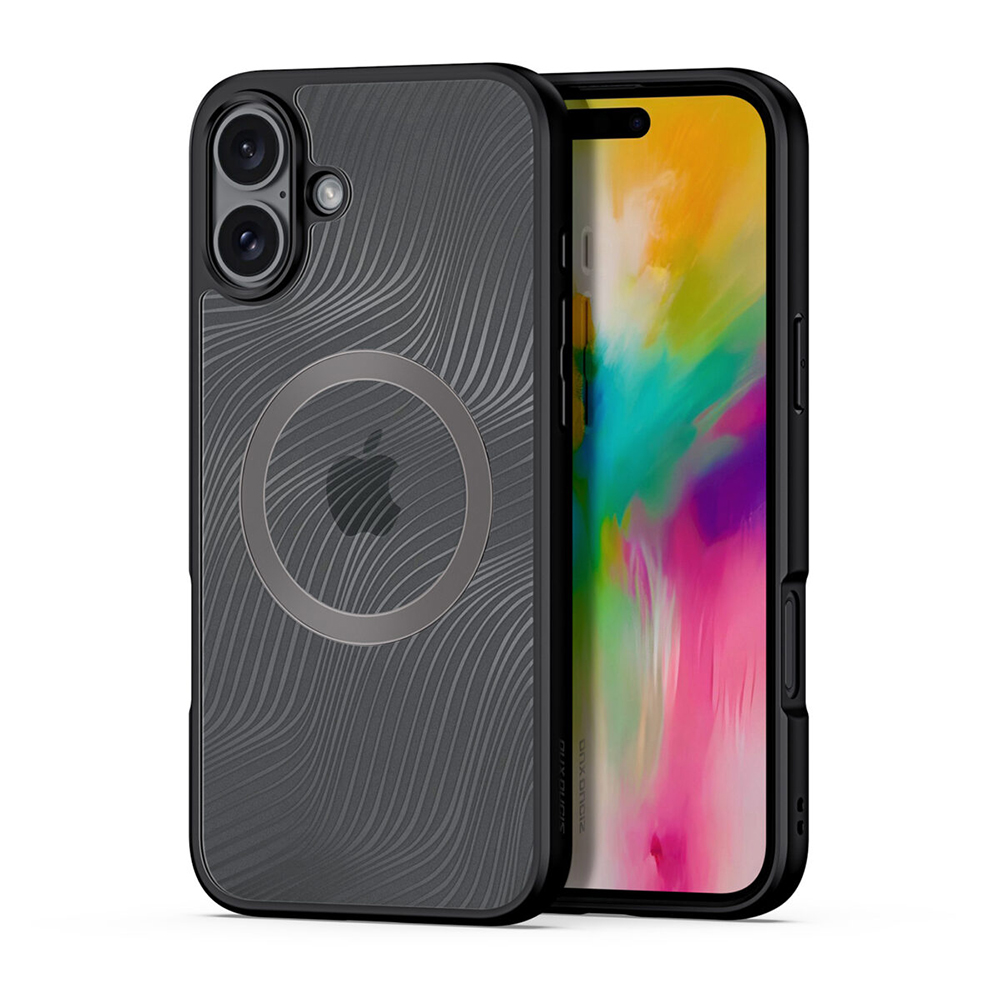 Калъф за iPhone 16 Plus - Dux Ducis Aimo MagSafe Series - Черен