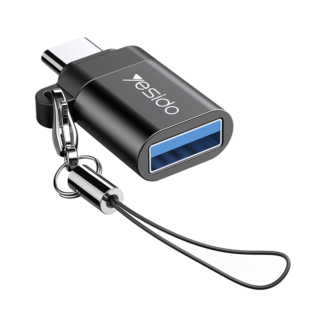 OTG Type-C към USB 3.0 5Gbps адаптер - Yesido (GS06) - Черен