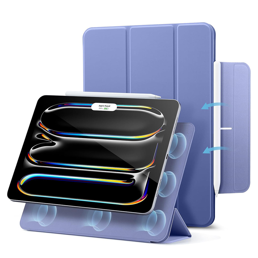 Калъф за iPad Pro 13 (2024) / iPad Pro 13 (2025) - ESR Rebound Magnetic - лавандула