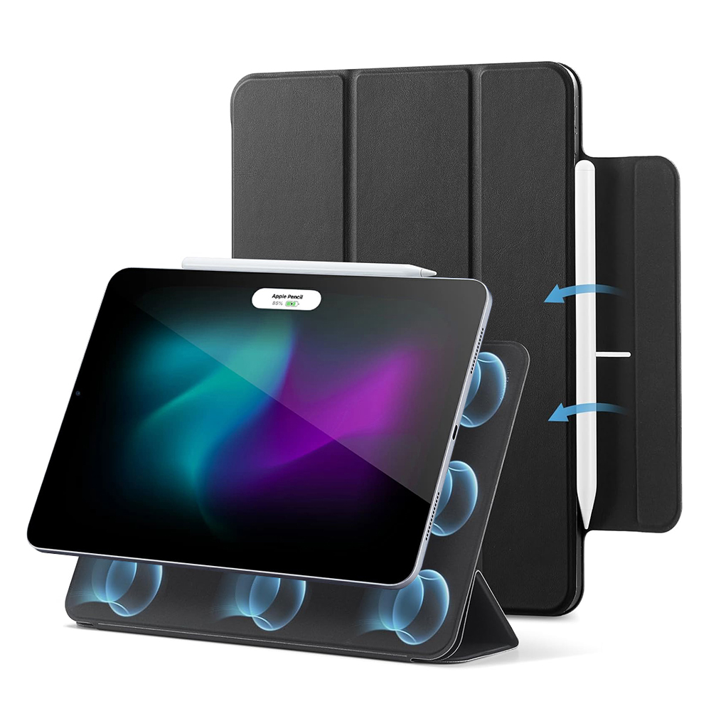 Калъф за iPad Pro 11 (2024) / iPad Pro 11 (2025) - ESR Rebound Magnetic - Черен