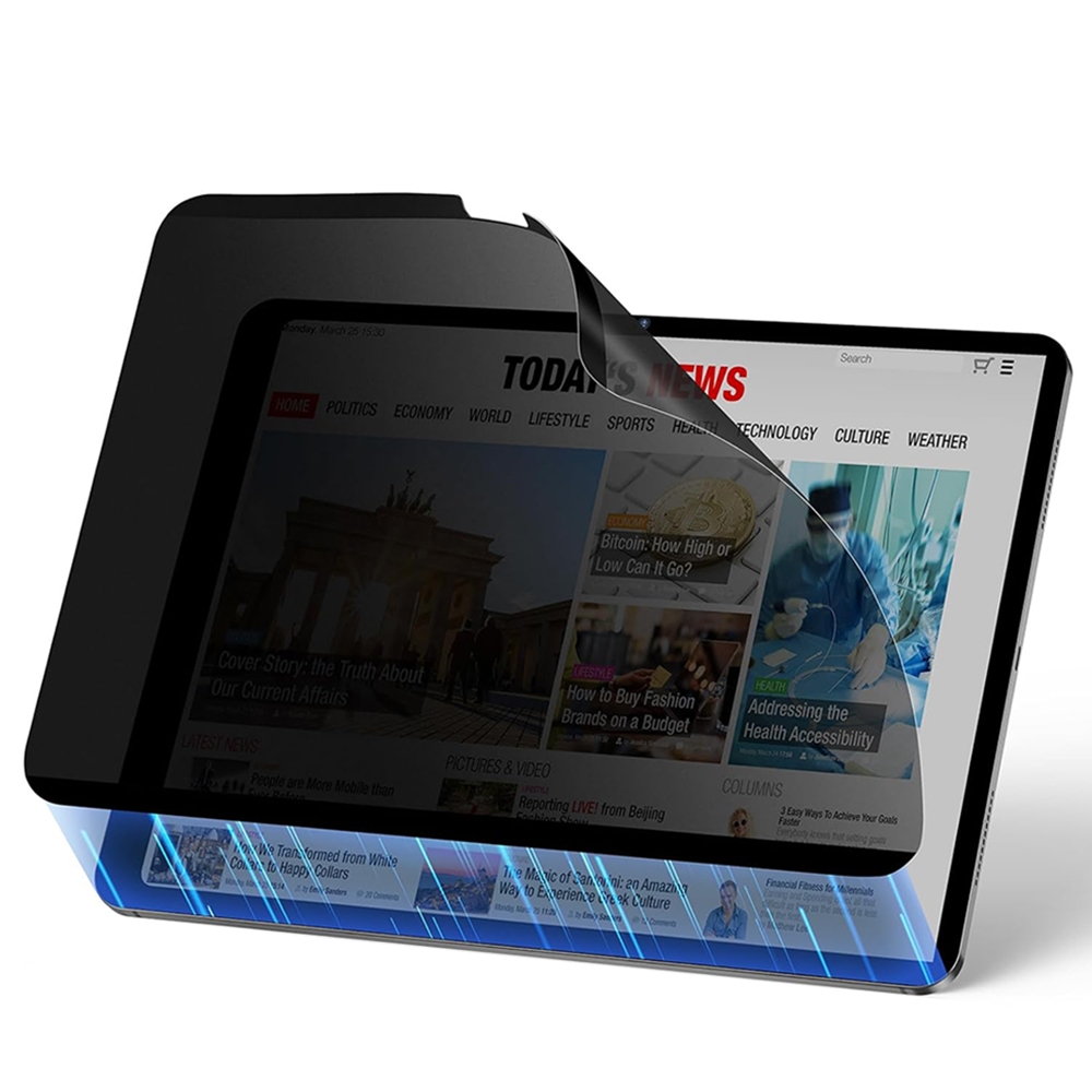 Капак за iPad Pro 13 (2024) / iPad Pro 13 (2025) - ESR Magnetic Privacy Screen Protector - Черен