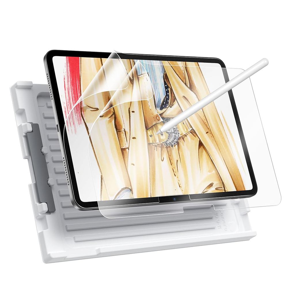 Капак за iPad Pro 13 (2024) / iPad Pro 13 (2025) (комплект 2) - ESR Paper-Feel - Matte Прозрачен