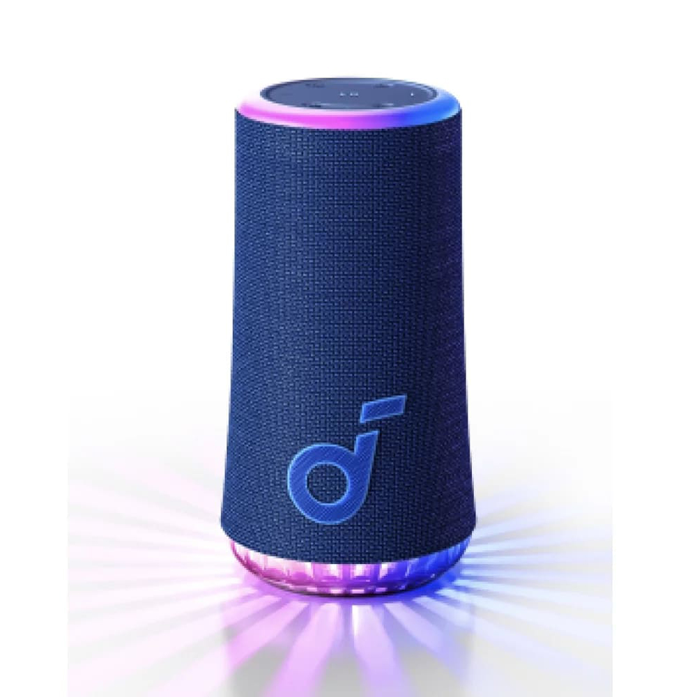 Преносим високоговорител 30W, IP67 - Anker SoundCore Glow (A3166G31) - Син