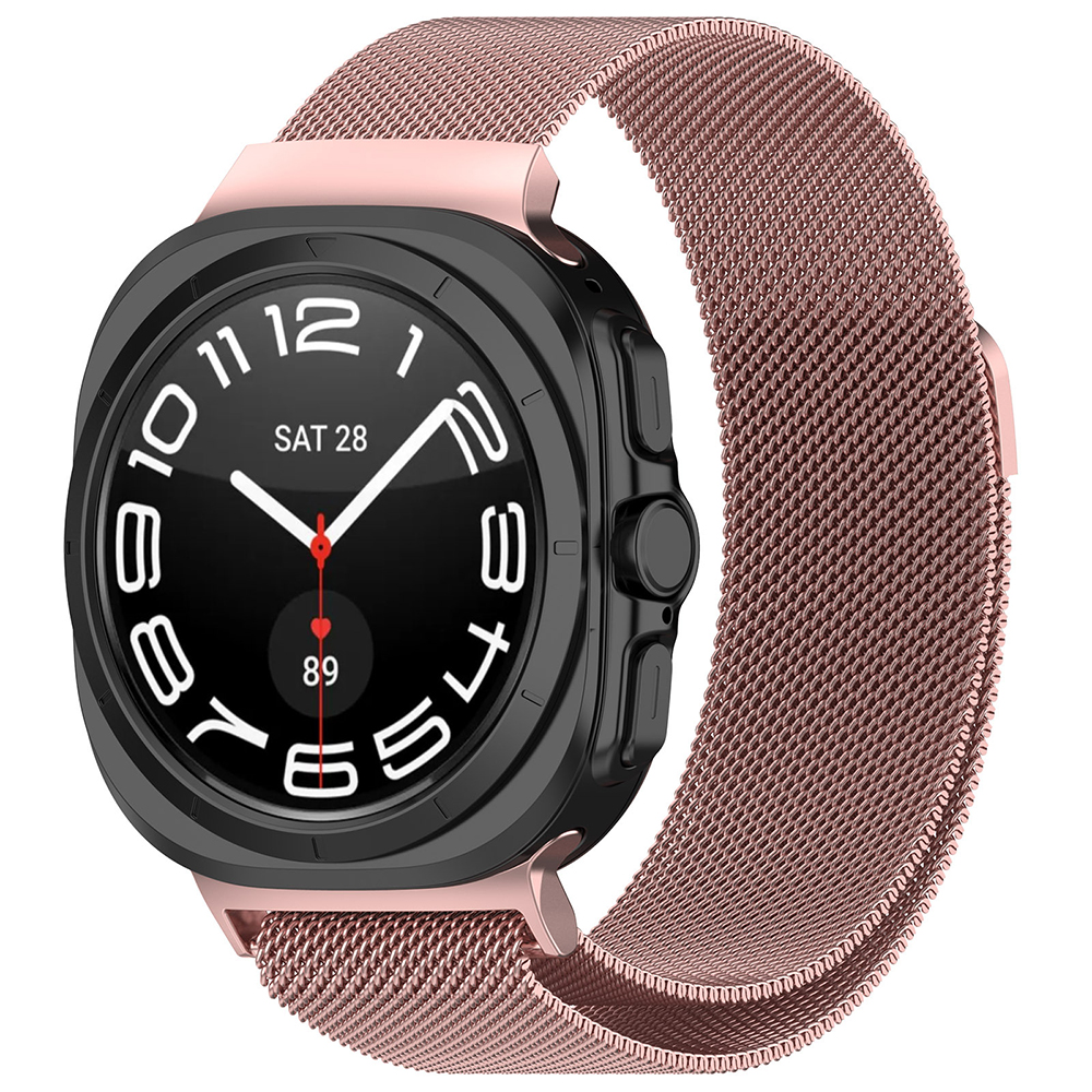 Каишка за Samsung Galaxy Watch Ultra 47mm / Watch Ultra 2 - Techsuit Watchband 35mm (W009) - Розов
