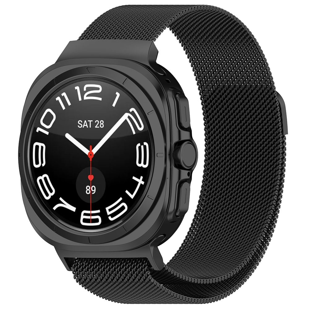 Каишка за Samsung Galaxy Watch Ultra 47mm / Watch Ultra 2 - Techsuit Watchband 35mm (W009) - Черен