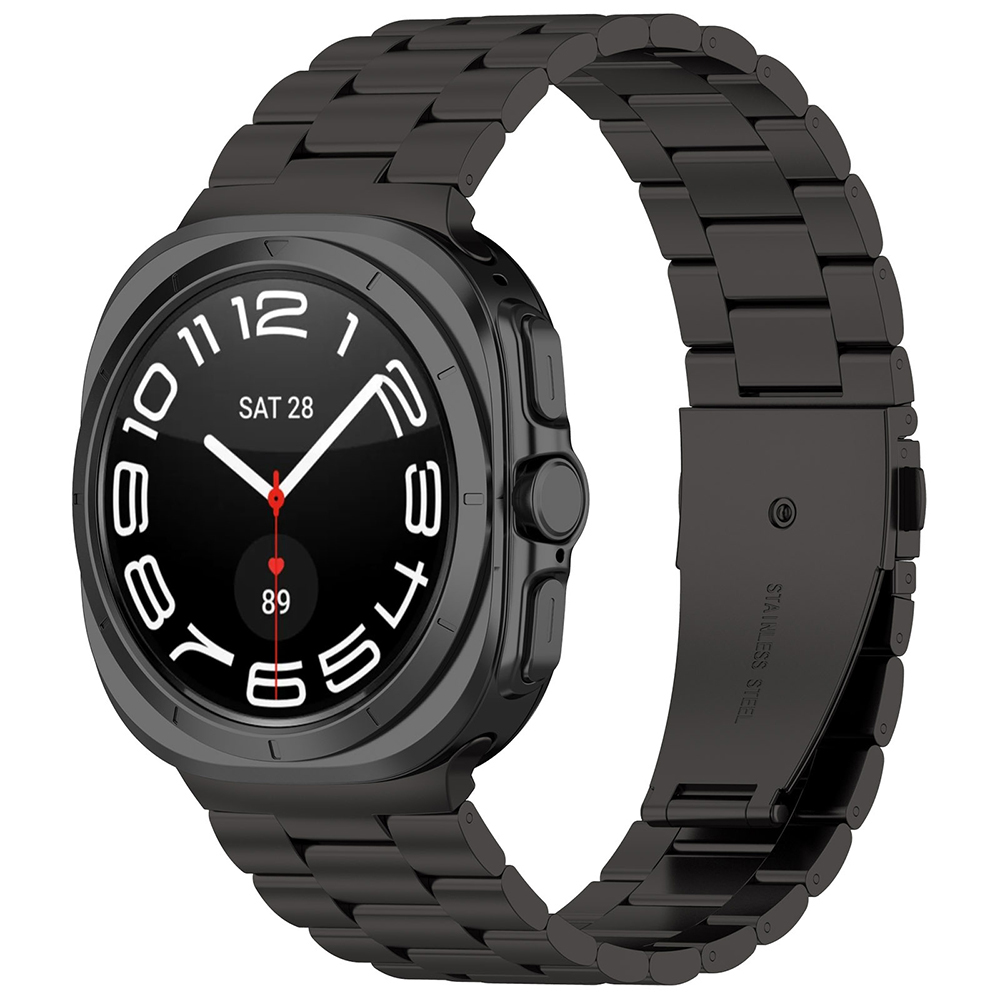 Каишка за Samsung Galaxy Watch Ultra 47mm / Watch Ultra 2 - Techsuit Watchband 35mm (W010) - Черен