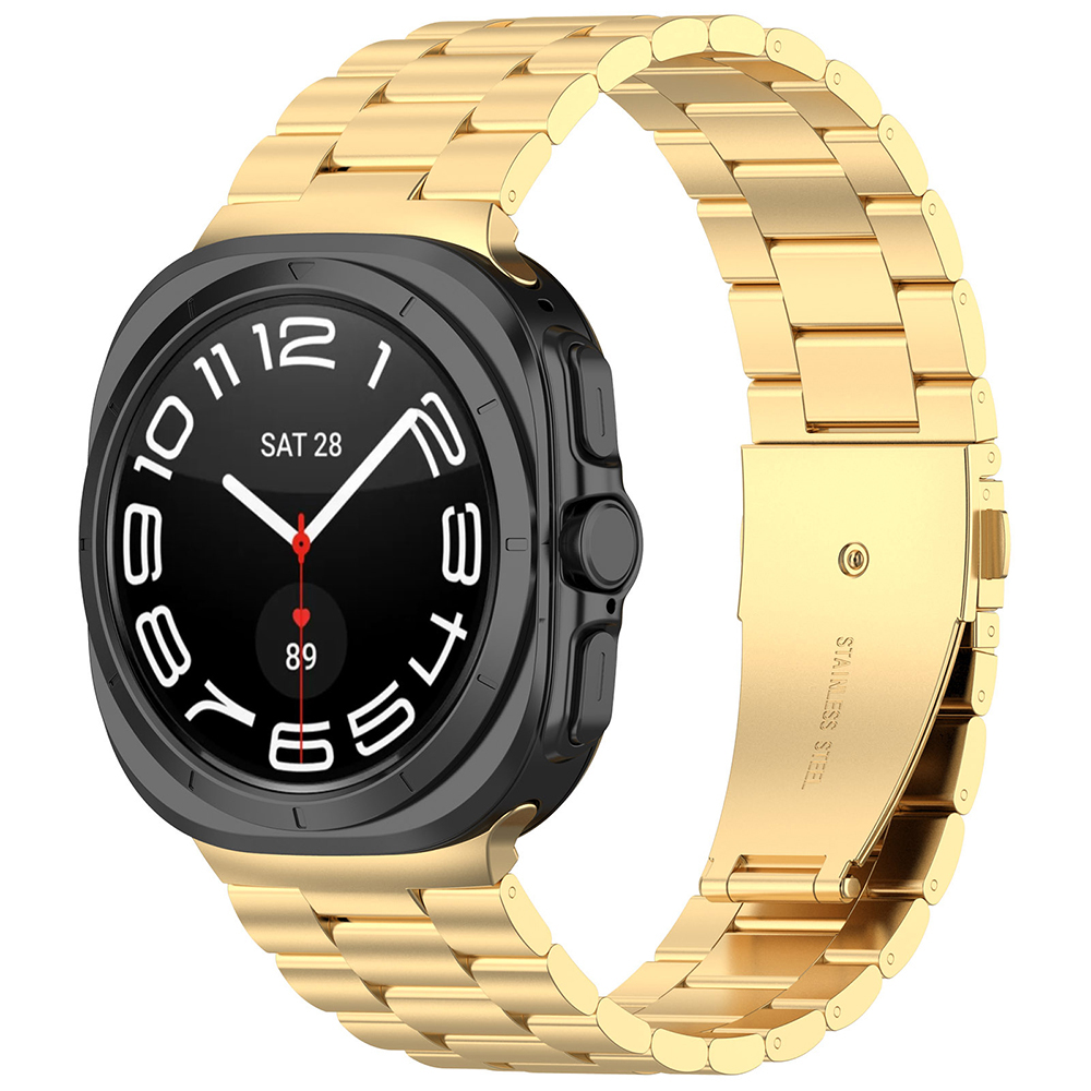 Каишка за Samsung Galaxy Watch Ultra 47mm / Watch Ultra 2 - Techsuit Watchband 35mm (W010) - злато