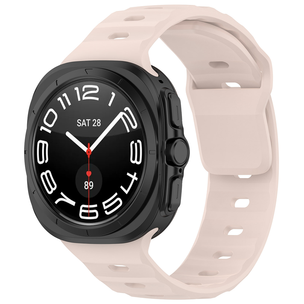Каишка за Samsung Galaxy Watch Ultra 47mm / Watch Ultra 2 - Techsuit Watchband (W055) - светло розов