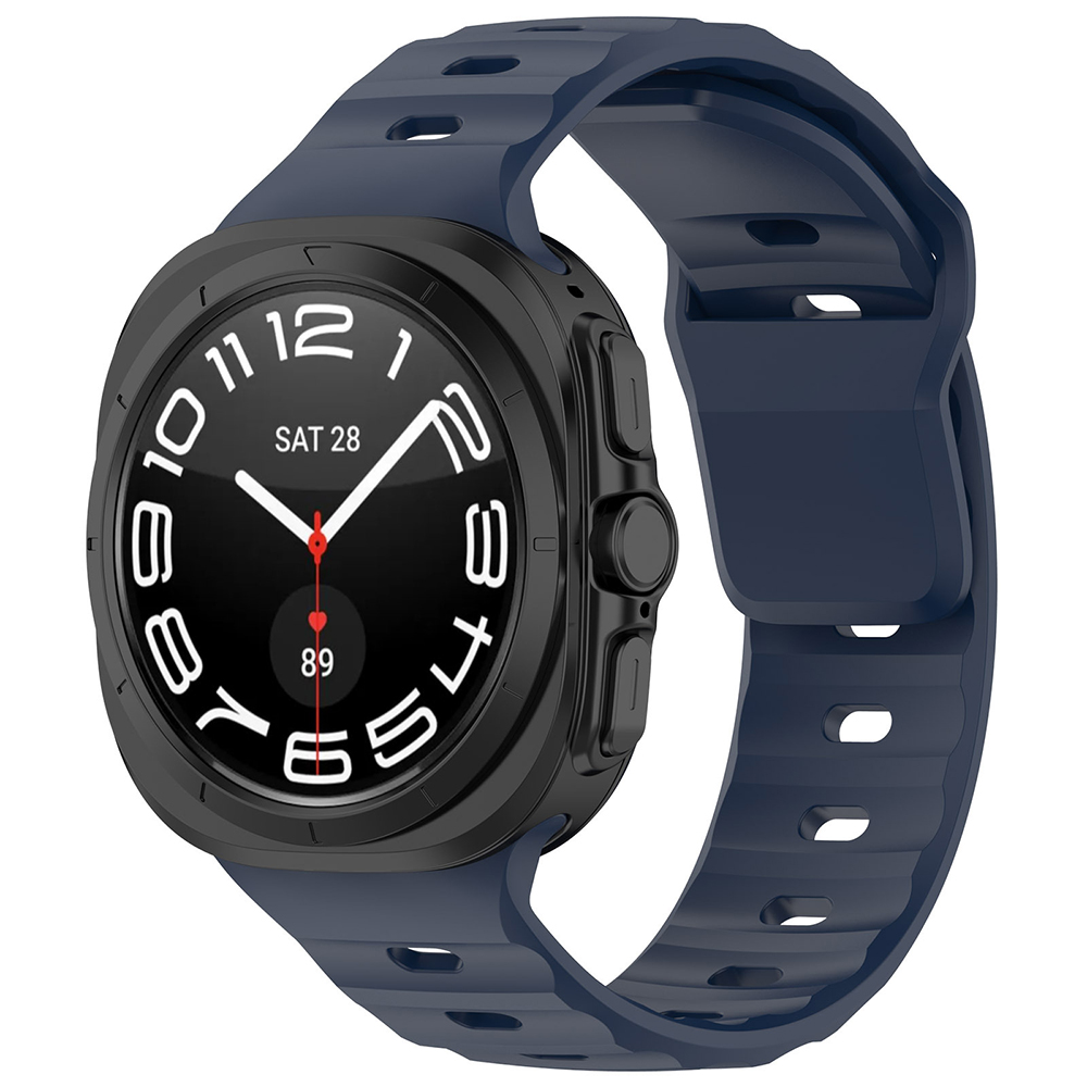 Каишка за Samsung Galaxy Watch Ultra 47mm / Watch Ultra 2 - Techsuit Watchband (W055) - Тъмносин Син