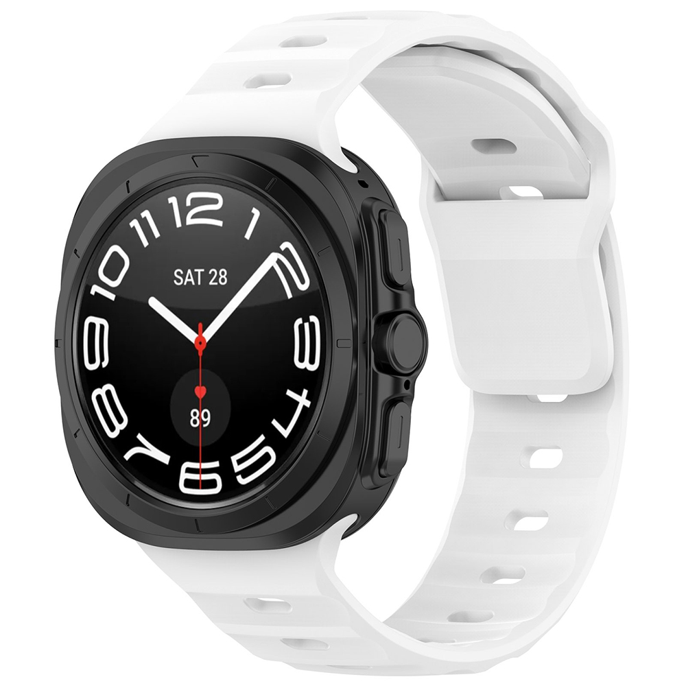 Каишка за Samsung Galaxy Watch Ultra 47mm / Watch Ultra 2 - Techsuit Watchband (W055) - Бял