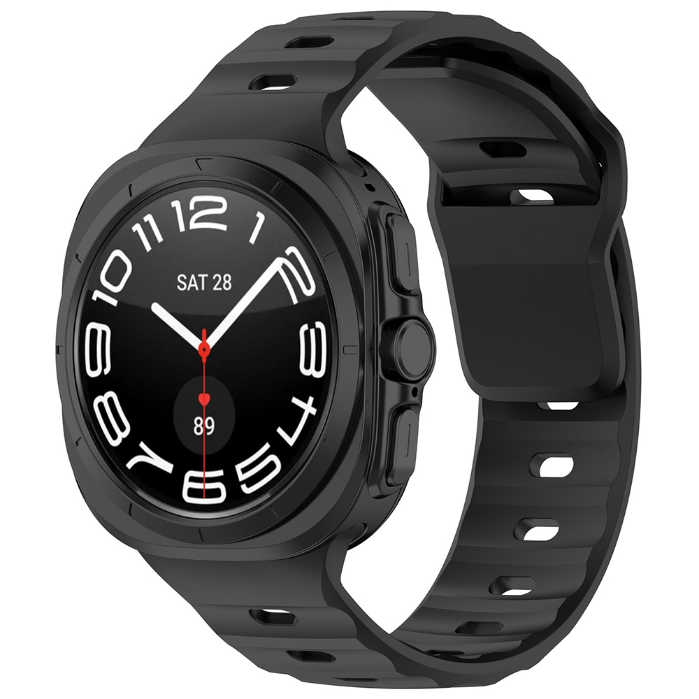 Каишка за Samsung Galaxy Watch Ultra 47mm / Watch Ultra 2 - Techsuit Watchband (W055) - Черен