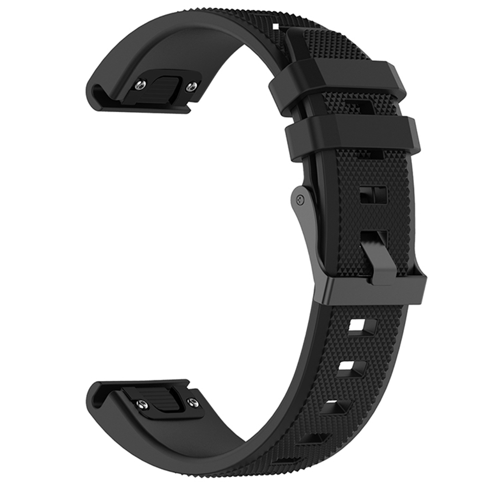 Каишка за Garmin Fenix 3/3 HR/5X/5X Plus/6X/6X Pro/7X/7X Pro Solar - Techsuit Каишка за часовник QuickFit 26 мм (W058) - Черен