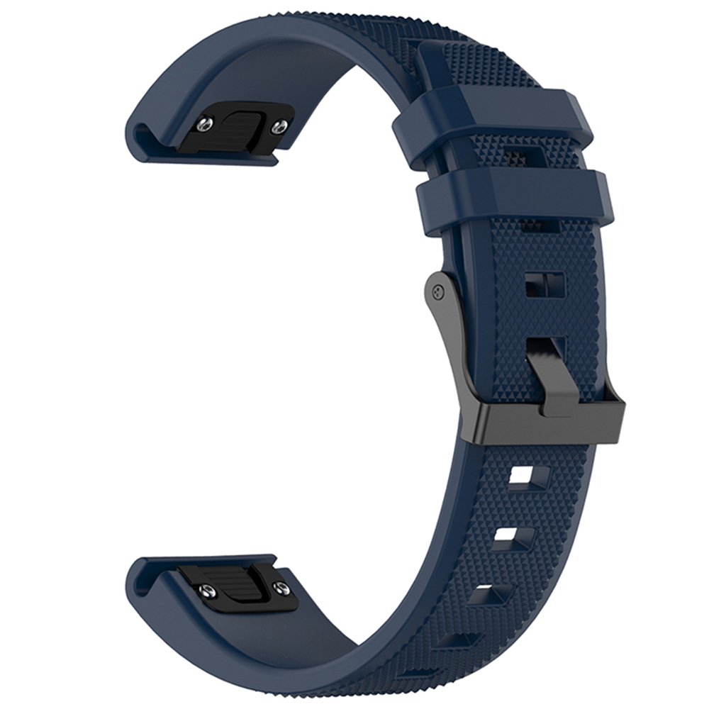 Каишка за Garmin Fenix 3/3 HR/5X/5X Plus/6X/6X Pro/7X/7X Pro Solar - Techsuit Каишка за часовник QuickFit 26mm (W058) - Тъмносин Син