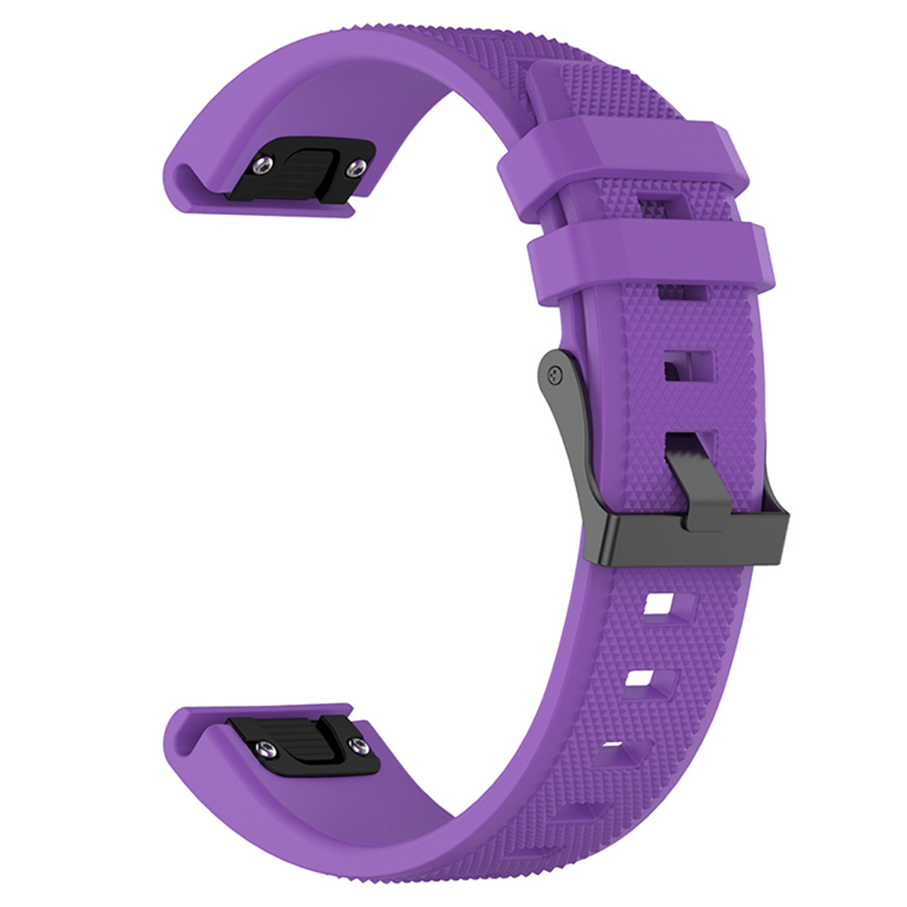 Каишка за Garmin Fenix 3/3 HR/5X/5X Plus/6X/6X Pro/7X/7X/7X Pro Solar - Techsuit Каишка за часовник QuickFit 26 мм (W058) - Лилав