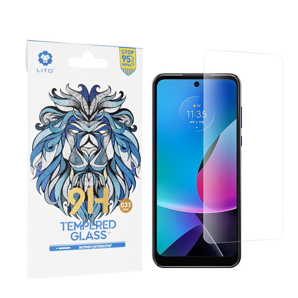 Капак за Motorola Moto G Play (2023) - Lito 2.5D Classic Glass - Прозрачен
