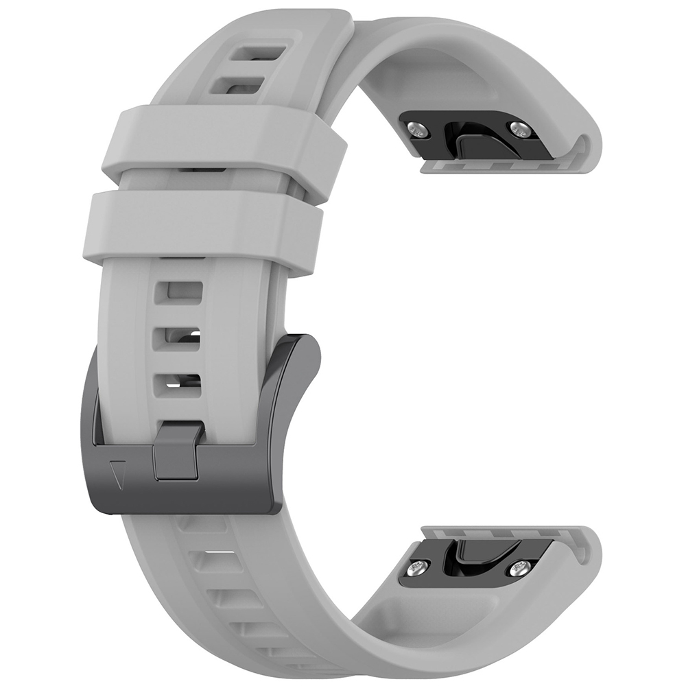 Каишка за Garmin Fenix 3/3 HR/5X/5X Plus/6X/6X Pro/7X/7X/7X Pro Solar - Techsuit Каишка за часовник QuickFit 26mm (W060) - Сив