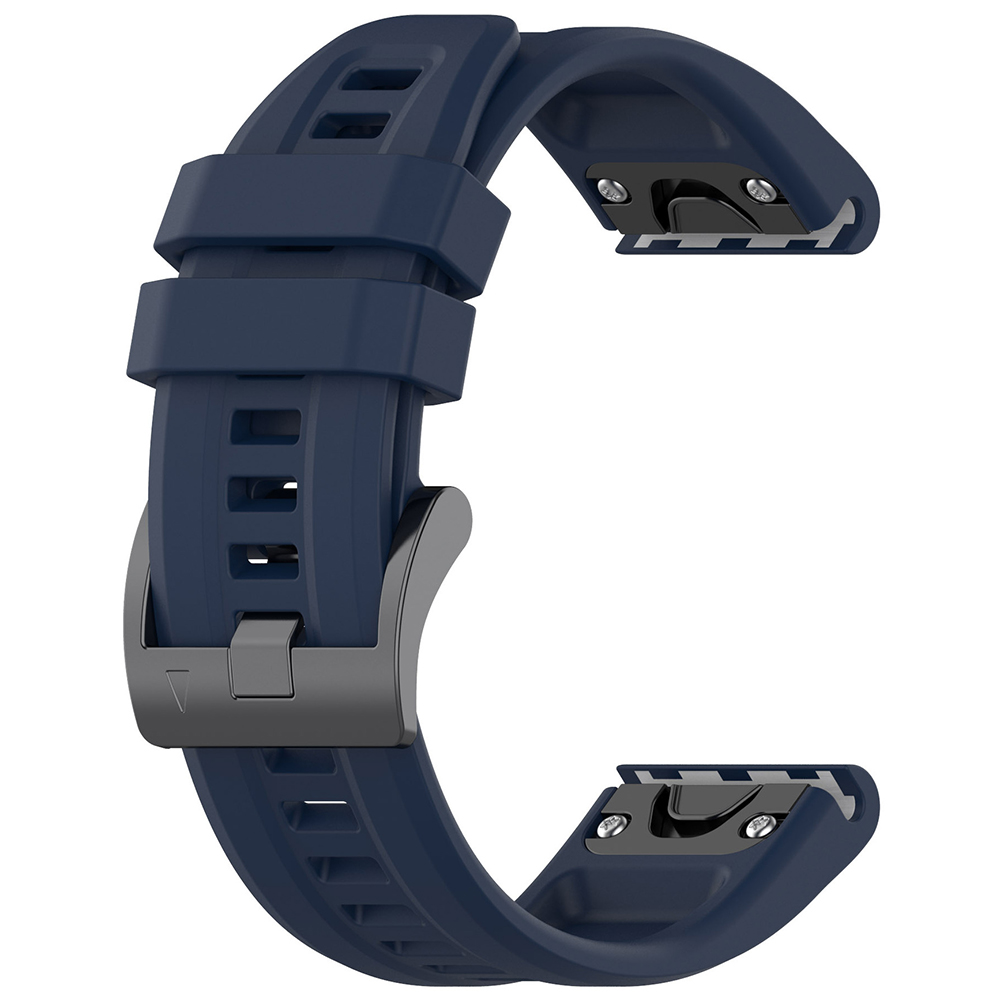 Каишка за Garmin Fenix 3/3 HR/5X/5X Plus/6X/6X Pro/7X/7X Pro Solar - Techsuit Каишка за часовник QuickFit 26mm (W060) - Тъмносин Син