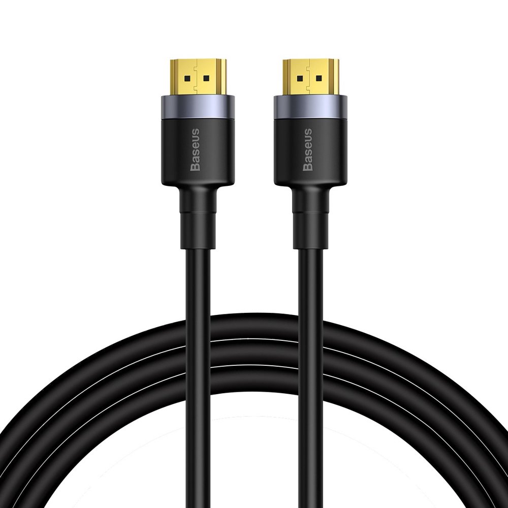 Кабел за данни HDMI 2.0 към HDMI 4K, 60Hz, 3D, 18Gbps, 3m - Baseus Cafule (CADKLF-G01) - Черен