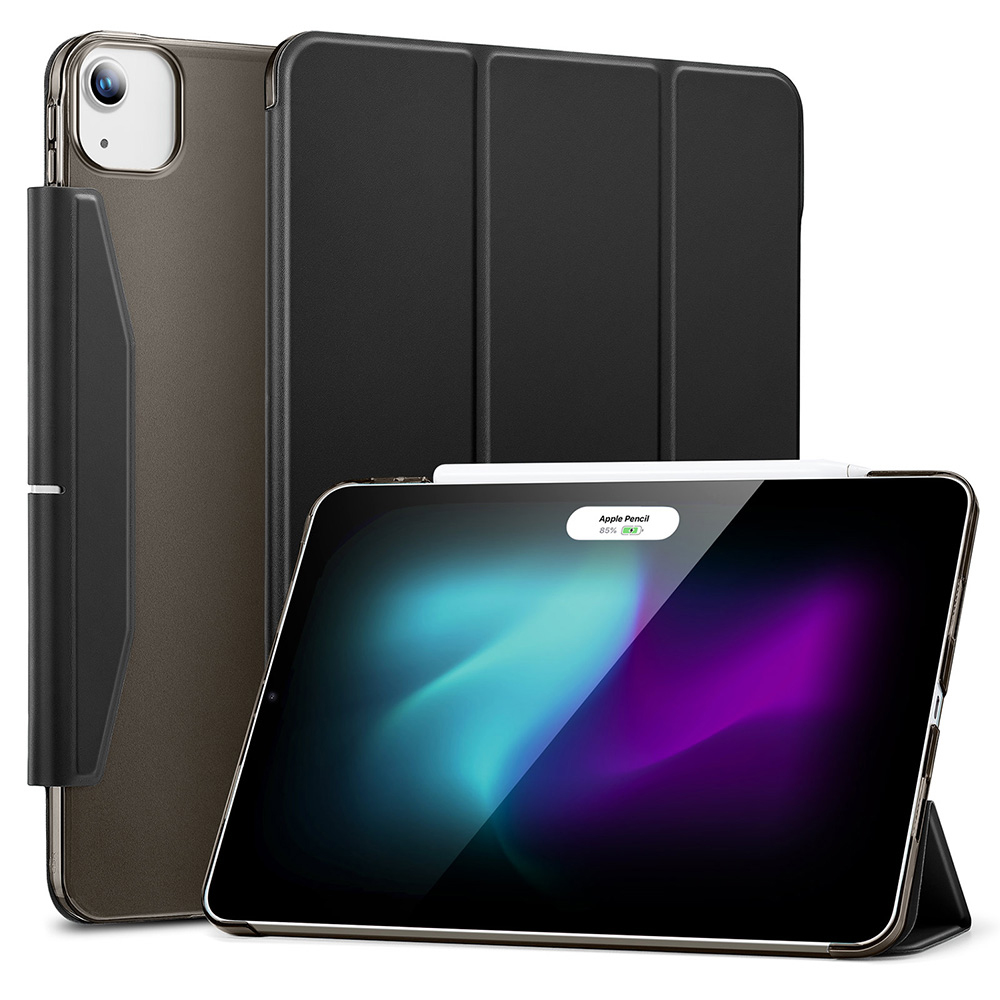 Калъф за iPad Air 13 (2024) / Air 13 (2025) / Air 13 (2026) - ESR Ascend Trifold - Frosted Черен