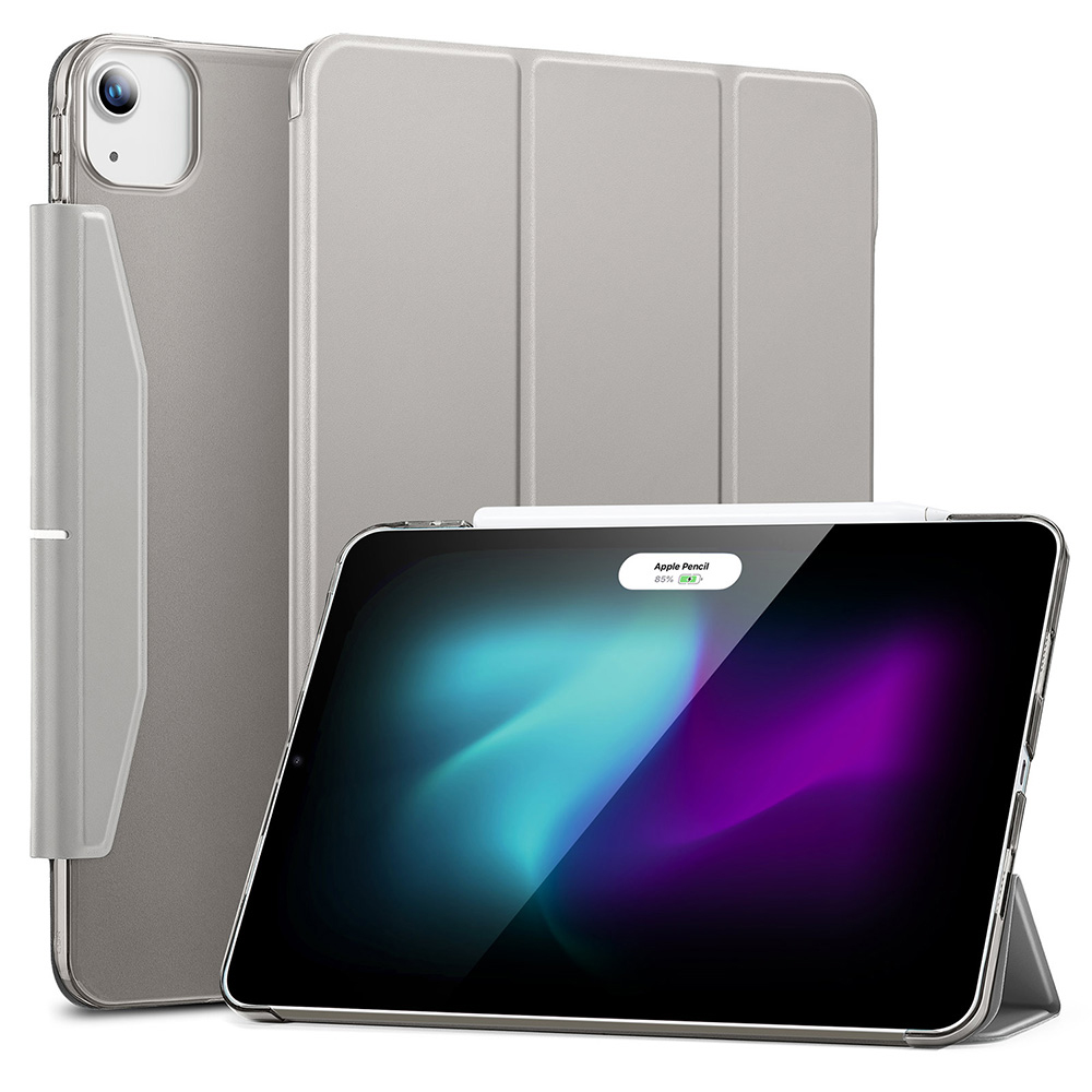 Калъф за iPad Air 13 (2024) / Air 13 (2025) / Air 13 (2026) - ESR Ascend Trifold - Frosted Сив