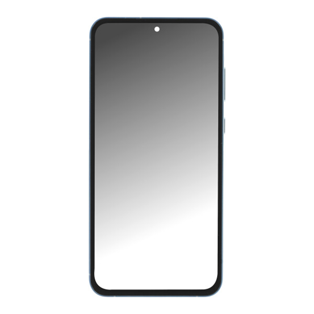 Екран с тъчскрийн и рамка, съвместим с Samsung Galaxy A55 (SM-A556) - Samsung (21716) - черен / тъмносин