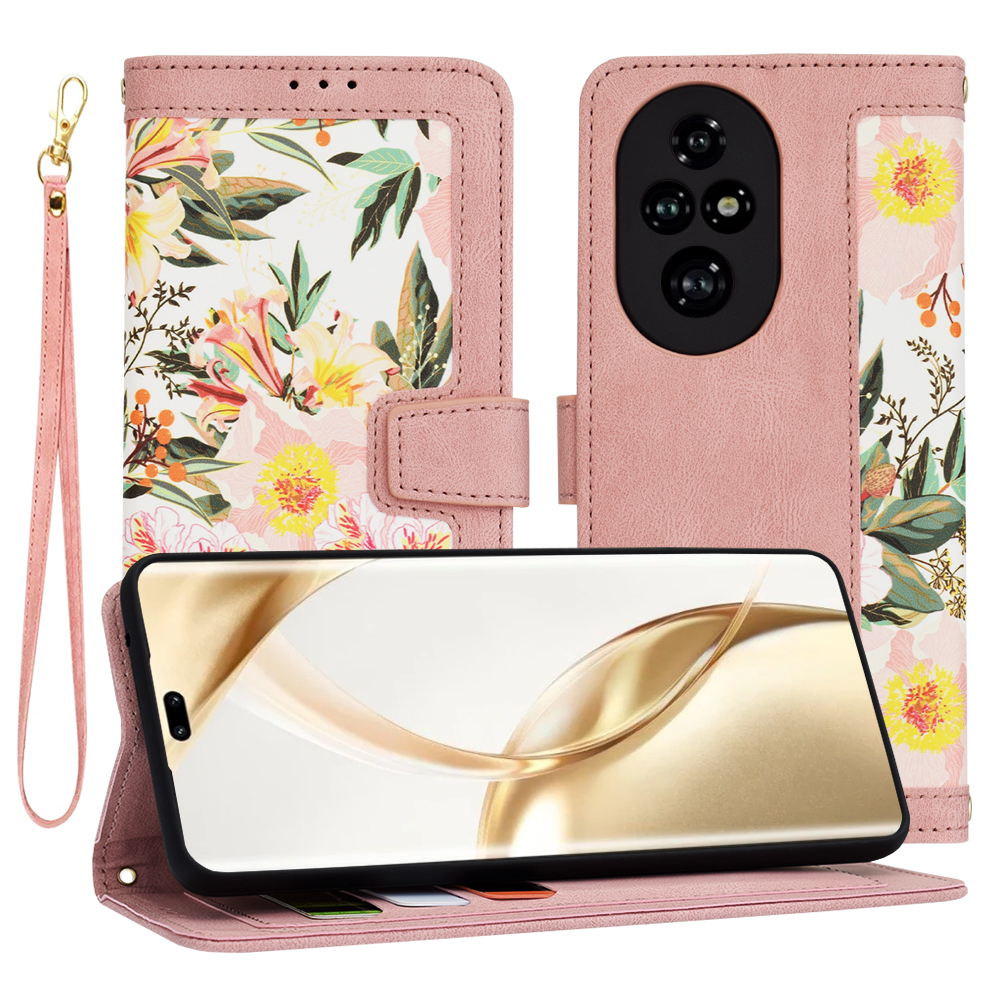 Калъф за Honor 200 Pro - Techsuit FlipCraft - Sweetheart Розов