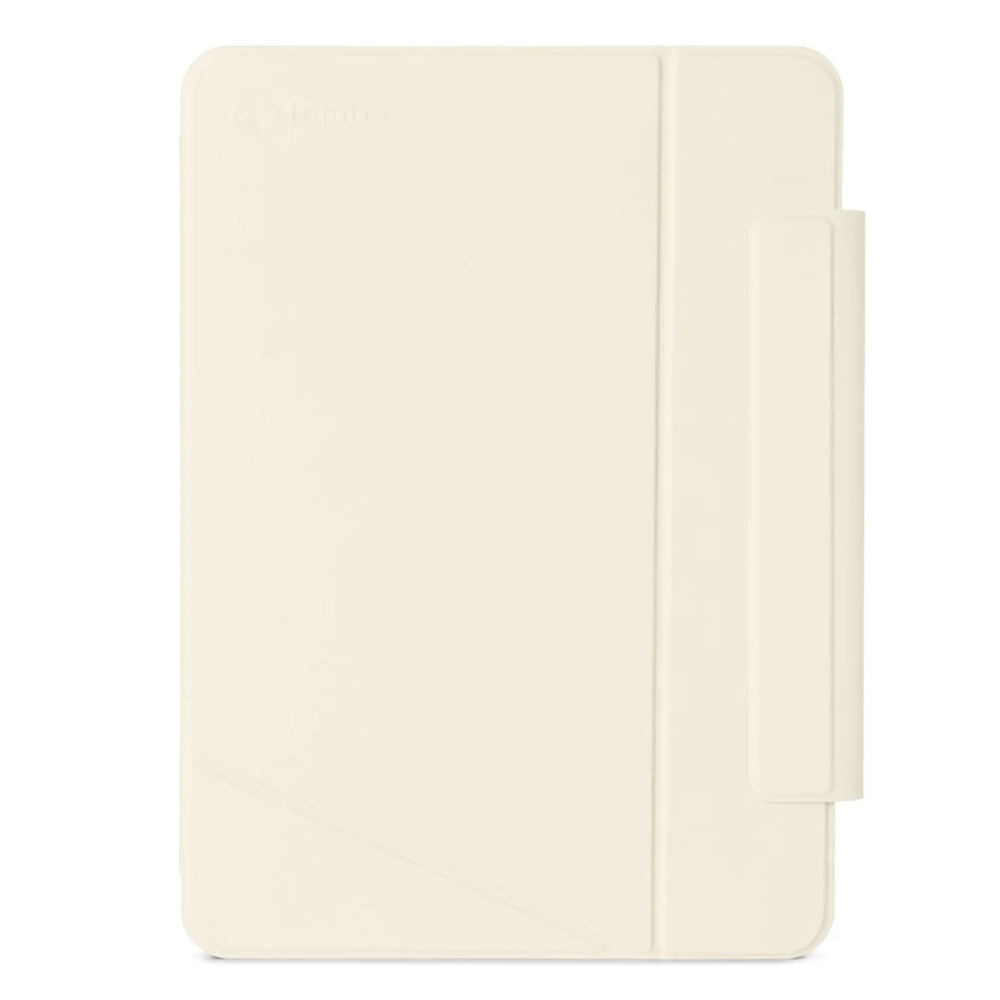 Калъф за iPad Pro 13 (2024) / iPad Pro 13 (2025) - Tomtoc Inspire Mode Folio (B52B2W1) - Бяла слонова кост