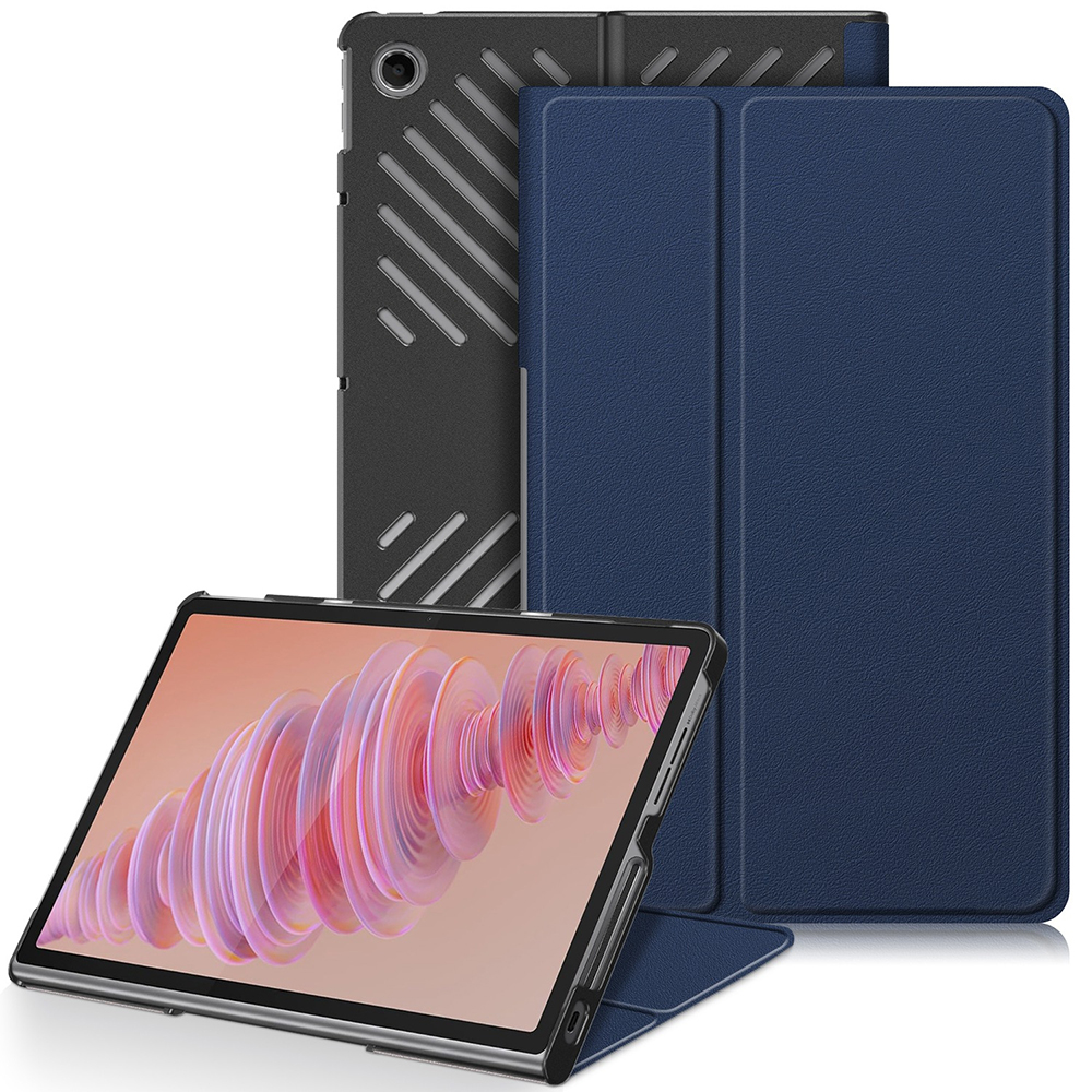 Калъф за Lenovo Tab Plus - Techsuit FoldPro - Син