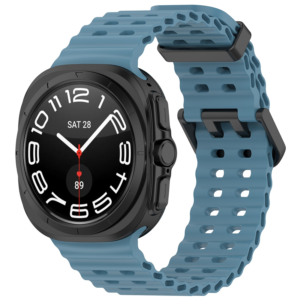 Каишка за Samsung Galaxy Watch Ultra 47mm / Watch Ultra 2 - Techsuit Watchband (W062) - Синьо синьо