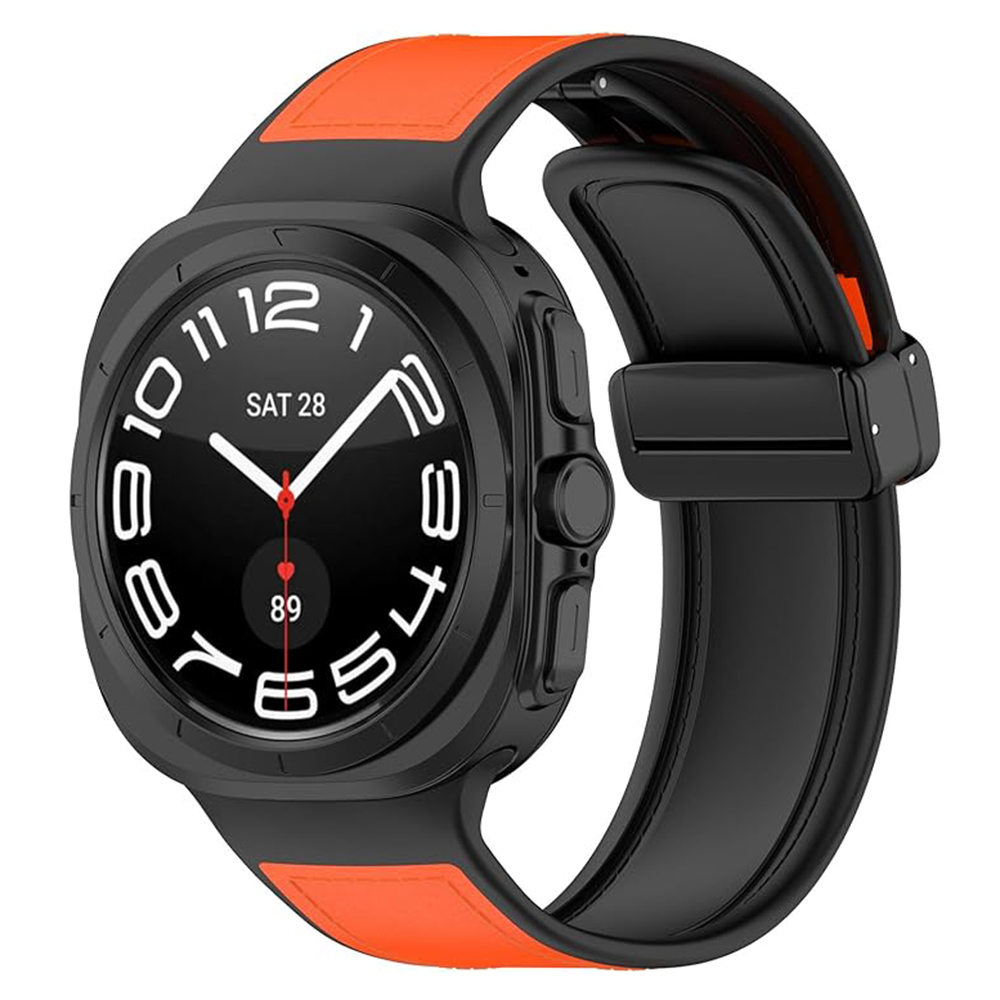 Каишка за Samsung Galaxy Watch Ultra 47mm / Watch Ultra 2 - Techsuit Watchband (W056) - Оранжев