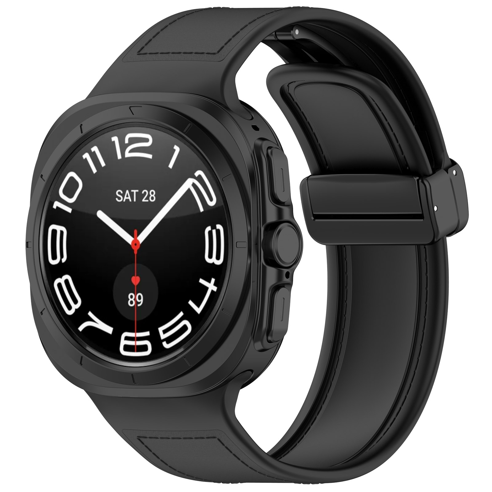 Каишка за Samsung Galaxy Watch Ultra 47mm / Watch Ultra 2 - Techsuit Watchband (W056) - Черен