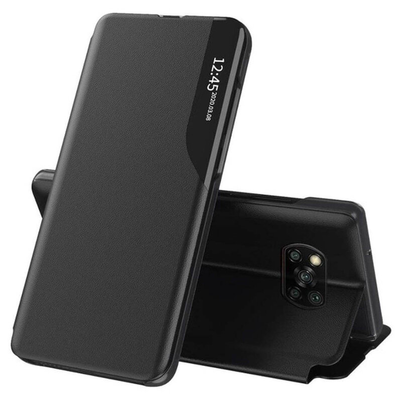 Калъф за Xiaomi Poco X3 / Poco X3 NFC / Poco X3 Pro - Techsuit eFold Series - Черен