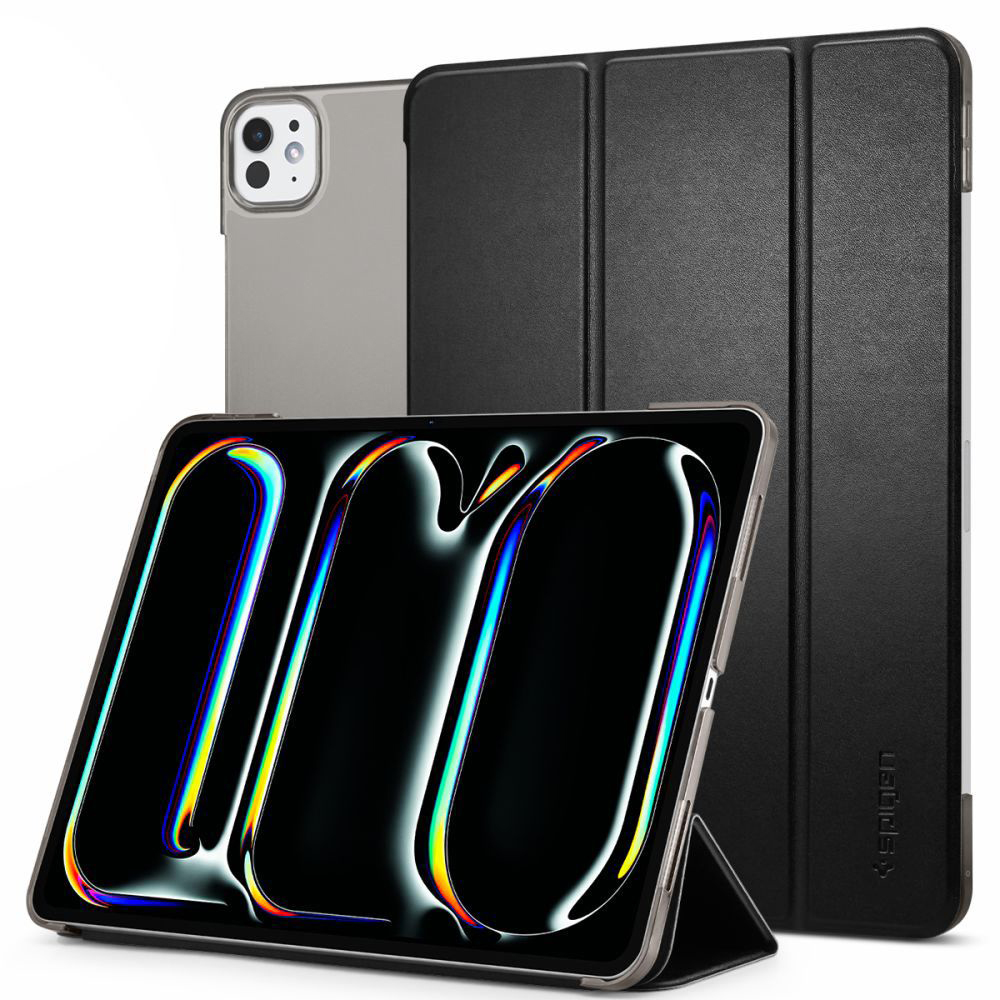 Калъф за iPad Pro 11 (2024) / iPad Pro 11 (2025) - Spigen Smart Fold (ACS07025) - Черен