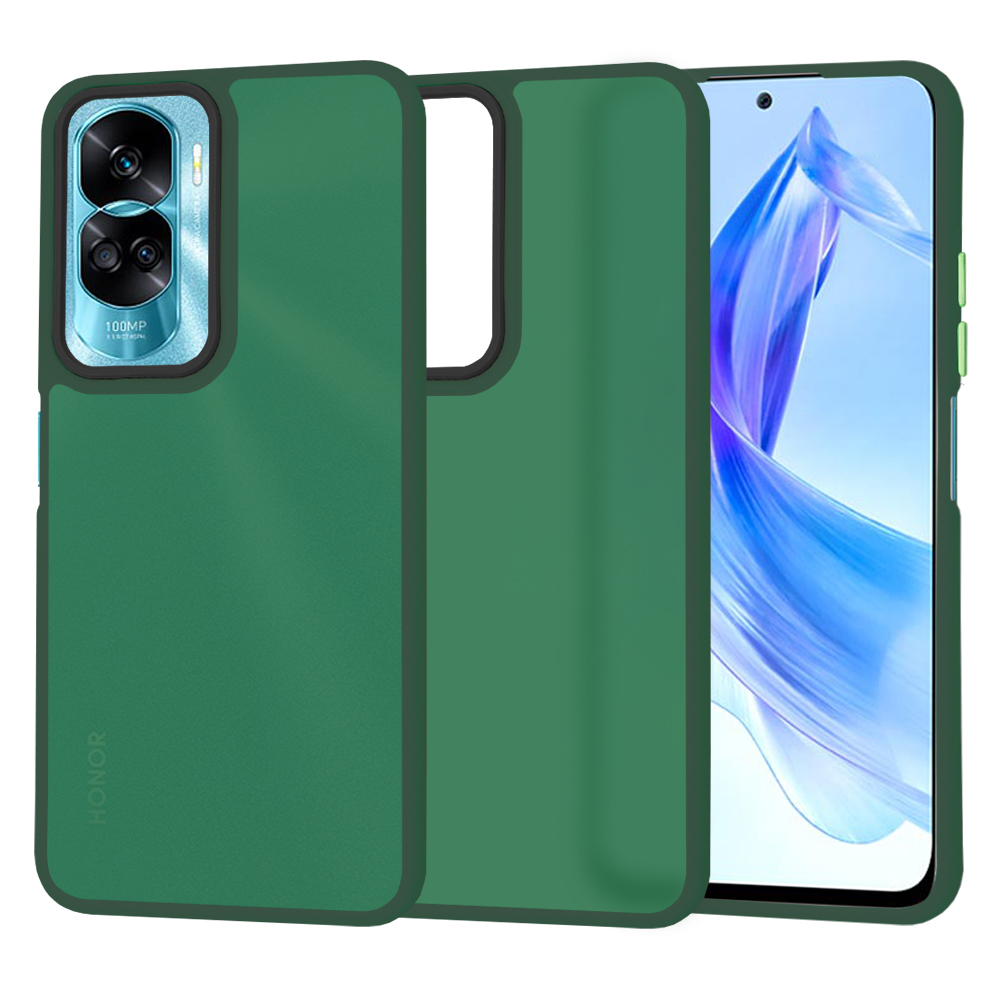 Калъф за Honor 90 Lite - Techsuit HaloFrost Series - Midnight Зелен