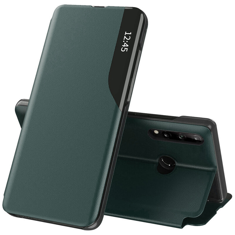 Калъф за Huawei P30 Lite / P30 Lite New Edition - Techsuit eFold Series - Тъмнозелен