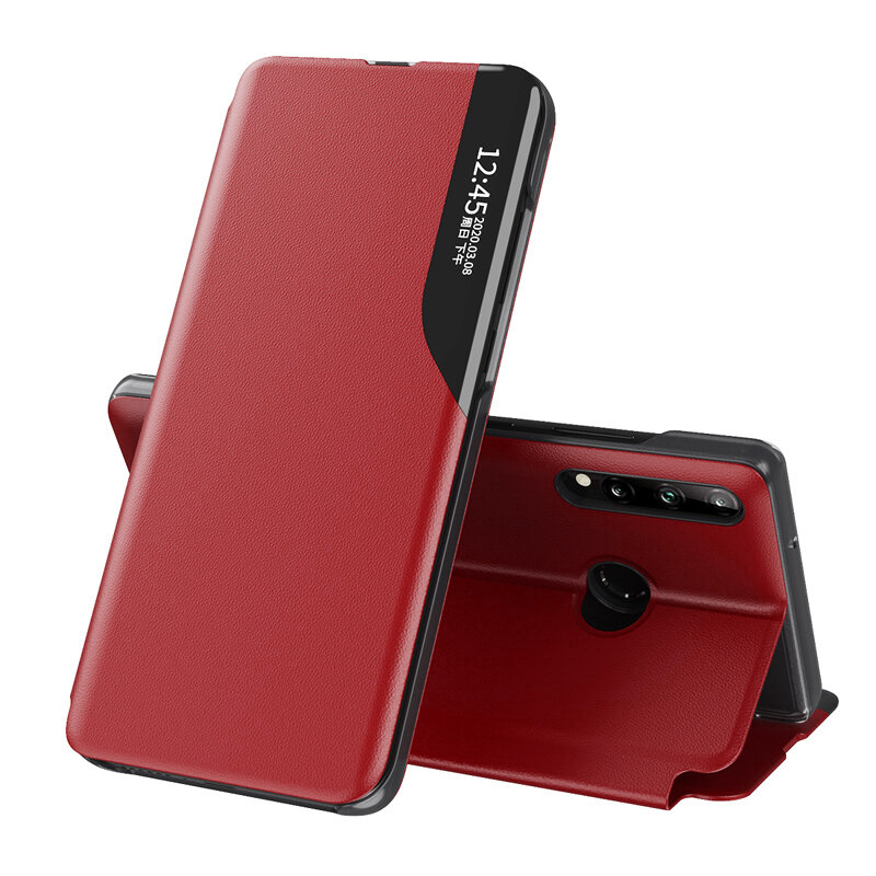 Калъф за Huawei P30 Lite / P30 Lite New Edition - Techsuit eFold Series - Червен