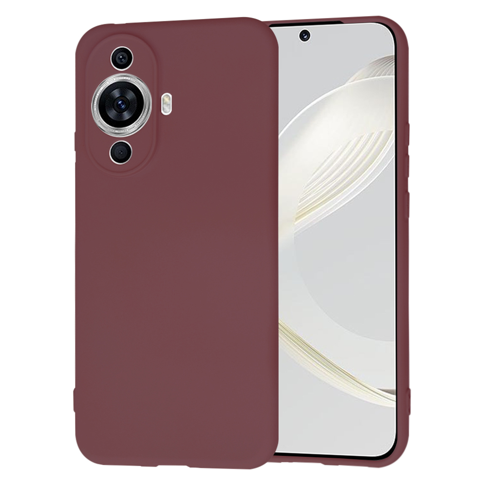Калъф за Huawei nova 11 / nova 12s - Techsuit SoftFlex - Plum Червен