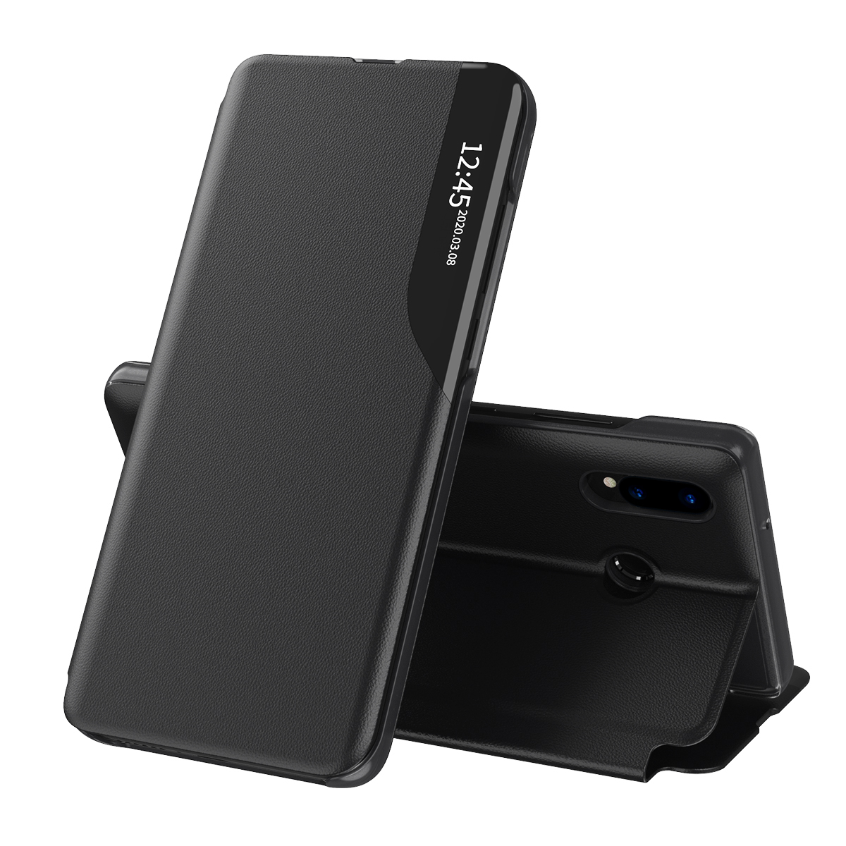 Калъф за Huawei P20 Lite - Techsuit eFold Series - Черен