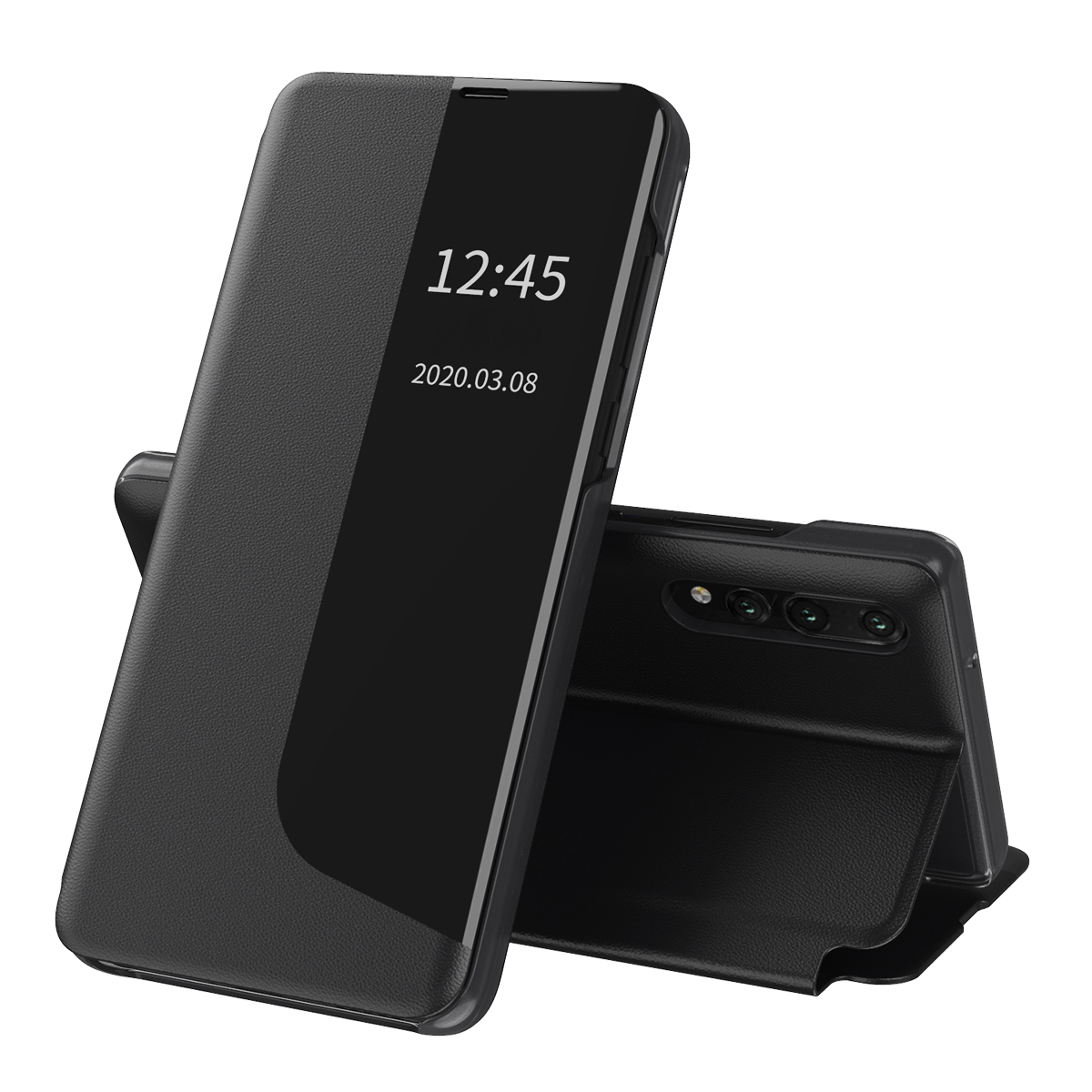 Калъф за Huawei P20 Pro - Techsuit eFold Series - Черен
