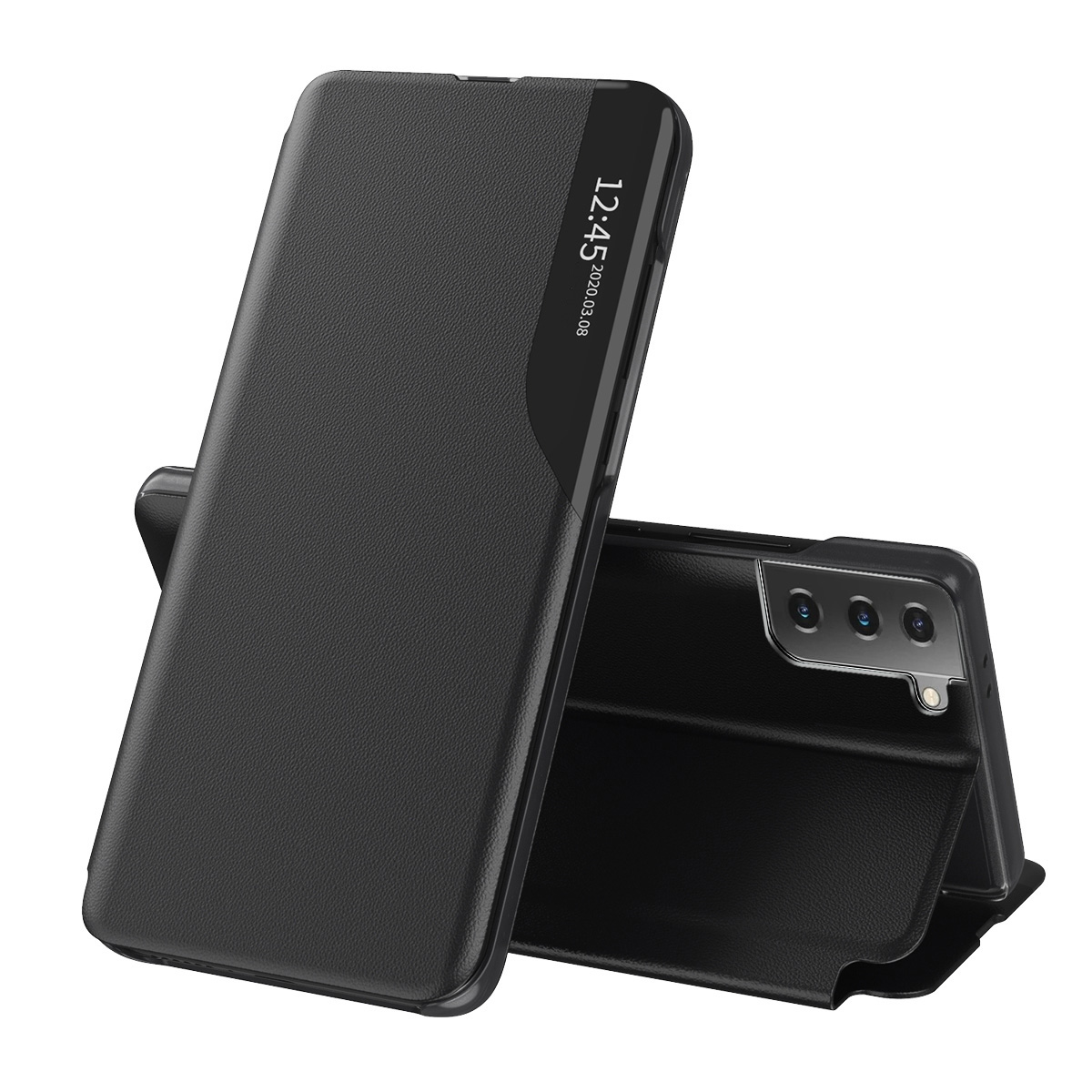 Калъф за Samsung Galaxy S21 5G - Techsuit eFold Series - Черен