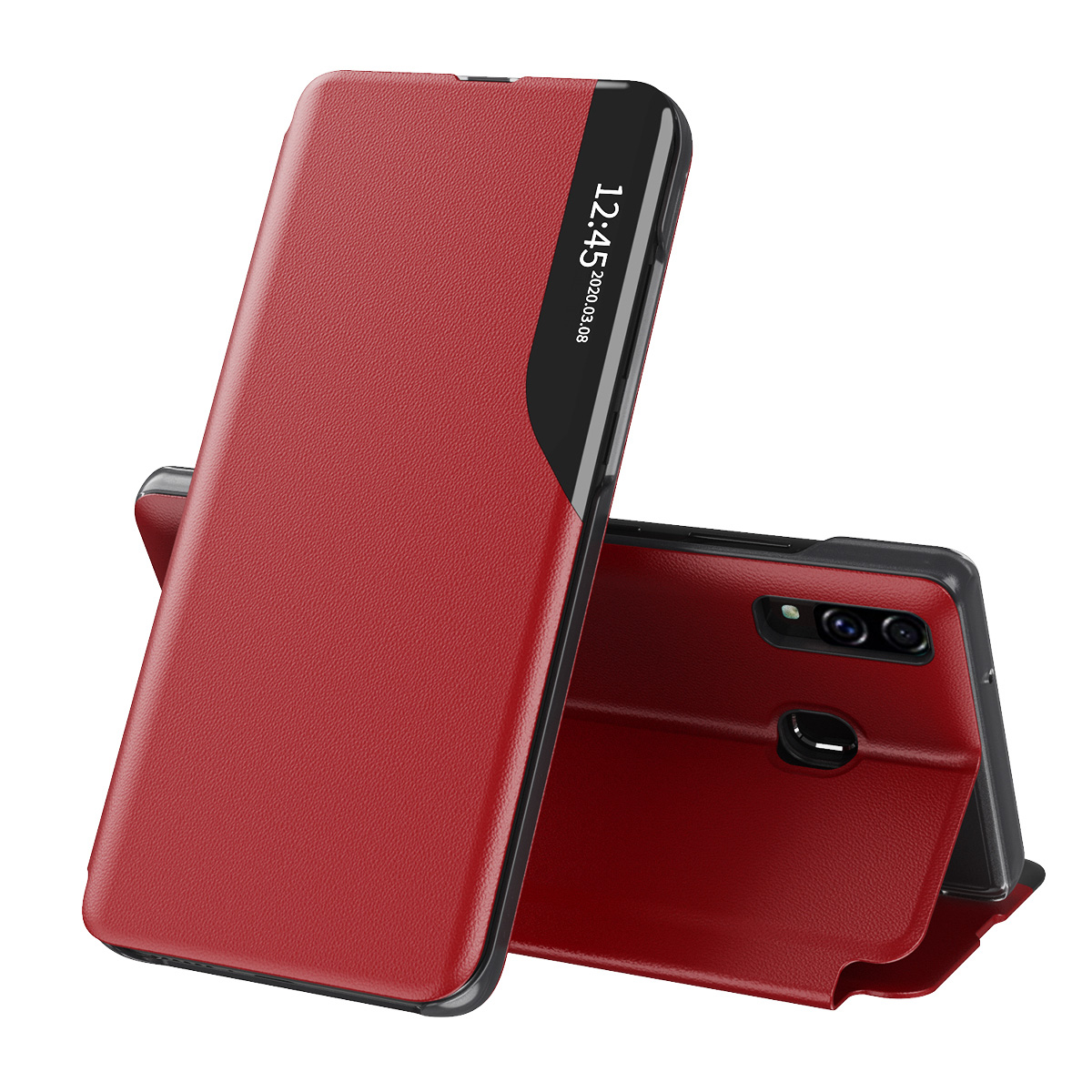 Калъф за Samsung Galaxy A20e - Techsuit eFold Series - Червен