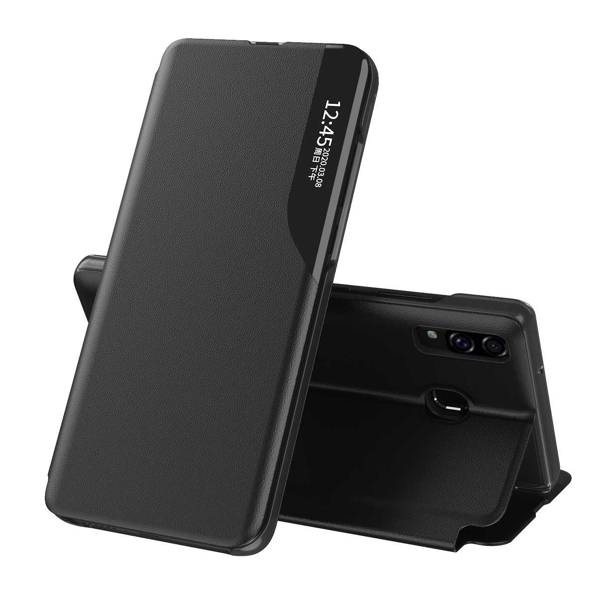 Калъф за Samsung Galaxy A20e - Techsuit eFold Series - Черен