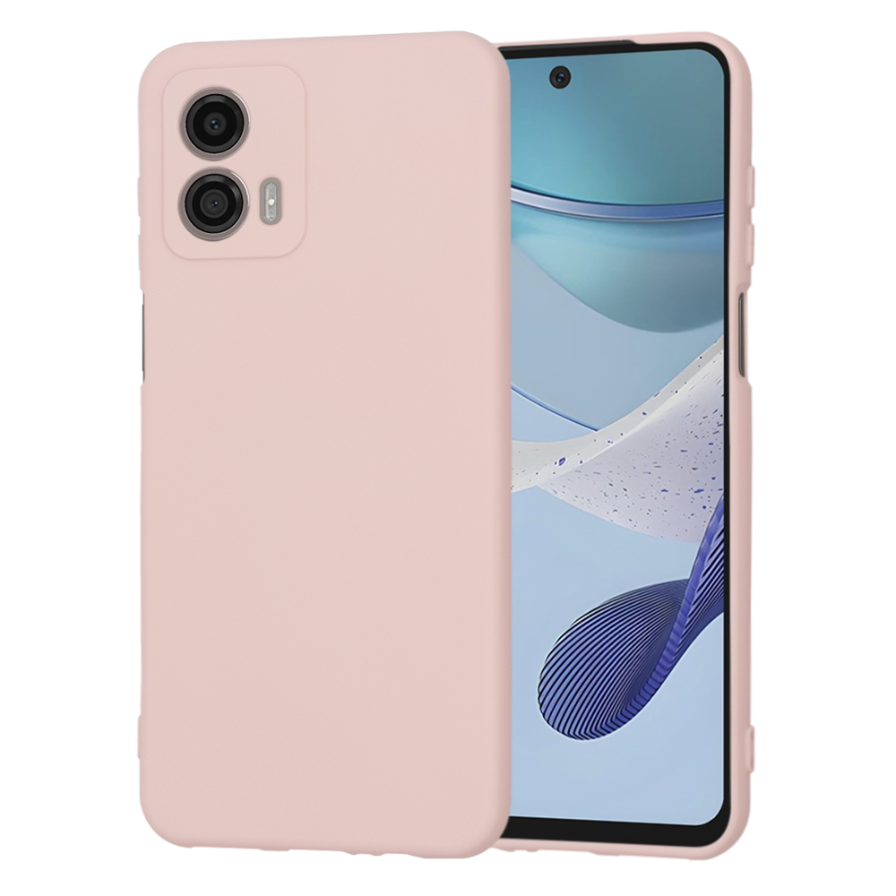 Калъф за Motorola Moto G53 - Techsuit SoftFlex - Розов Sand