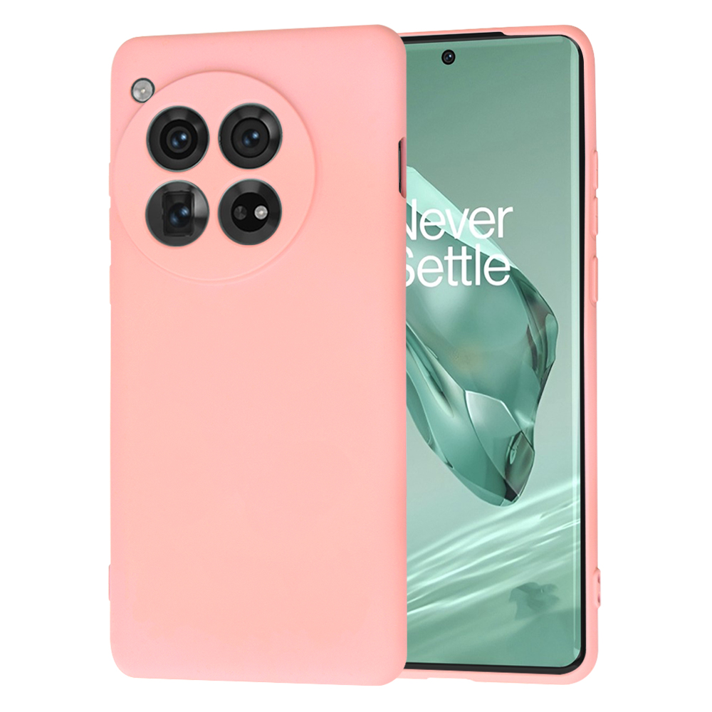 Калъф за OnePlus 12 - Techsuit SoftFlex - Chalk Розов