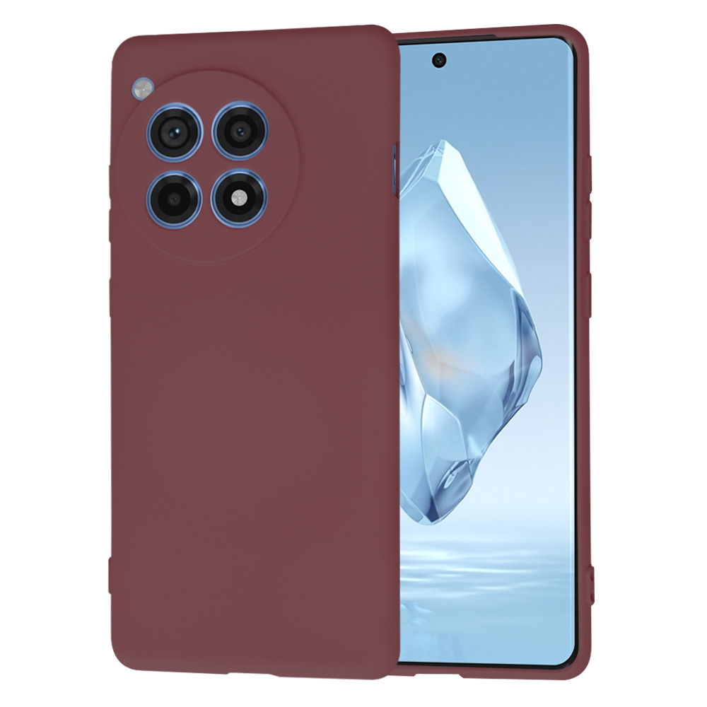 Калъф за OnePlus 12R - Techsuit SoftFlex - Plum Червен